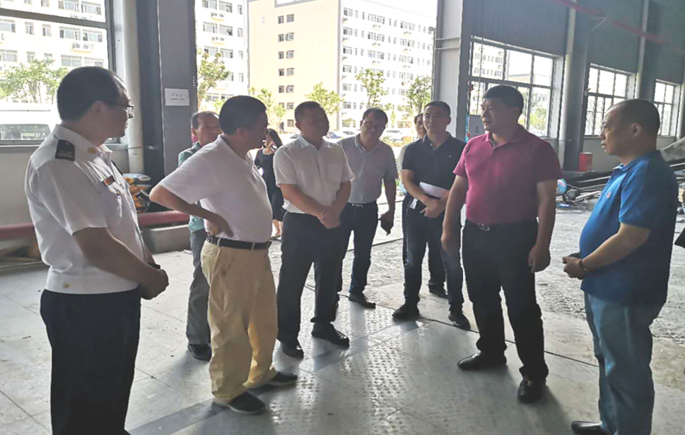 福清市常务副市长一行领导 莅临918博天堂官方网站新材料科技工业园调研指导